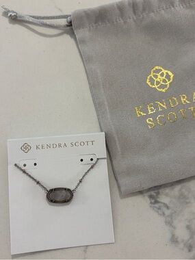 Kendra Scott Elisa Satellite Necklace Rose Quartz